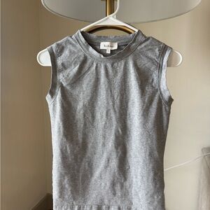 Bohme Heather Gray Knit Top